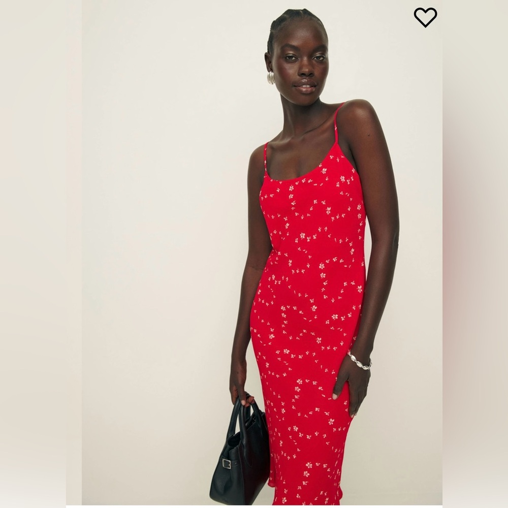 BNWT Reformation Emerick Dress in Red Size S